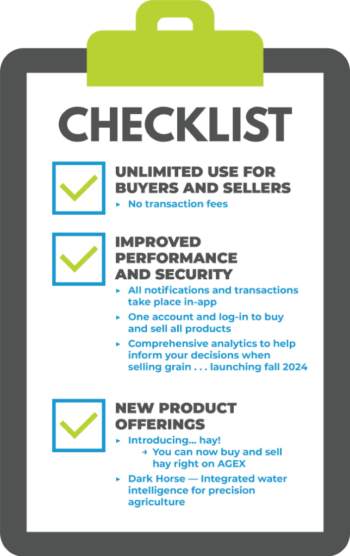 AGEX new checklist